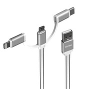 Cabo de carga USB universal 3 em 1