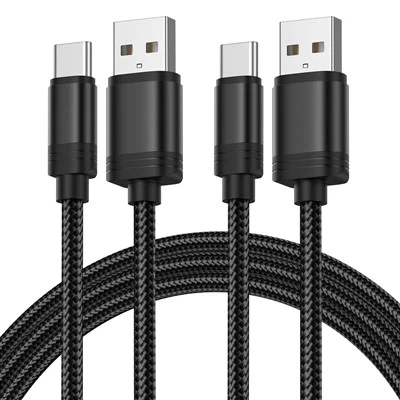 Cabo de carregamento e dados micro USB trançado de nylon