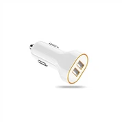 Carregador USB portátil de duas portas para celular