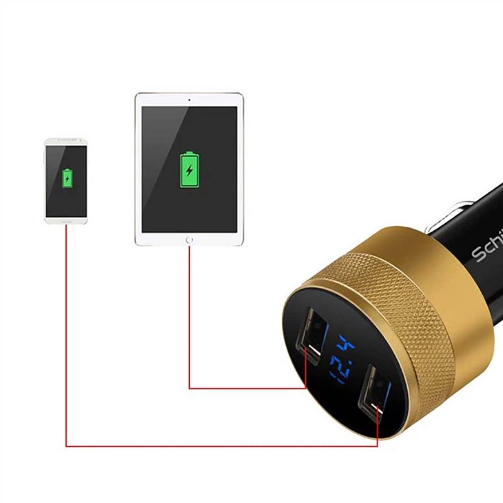 Top Hot Selling New Dual USB Car Charger With 2 Ports