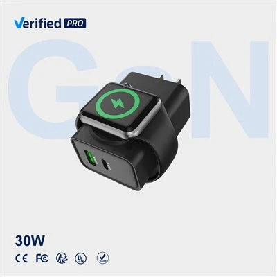 Schitec 30w 2 em 1 bloco de carregamento rápido