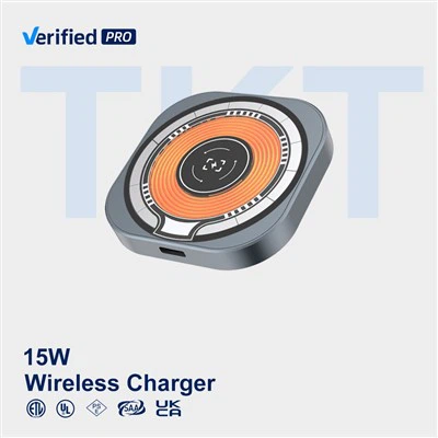 Schitec 15w carregador sem fio magnético